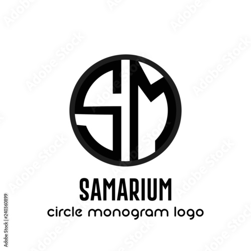 Emblema logo business logotipo concetto azienda monogramma identità simbolo astratto insegna lettere