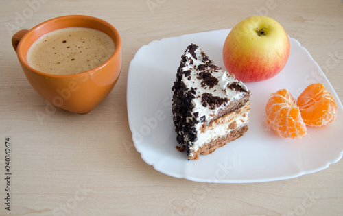 Delicious light breakfast