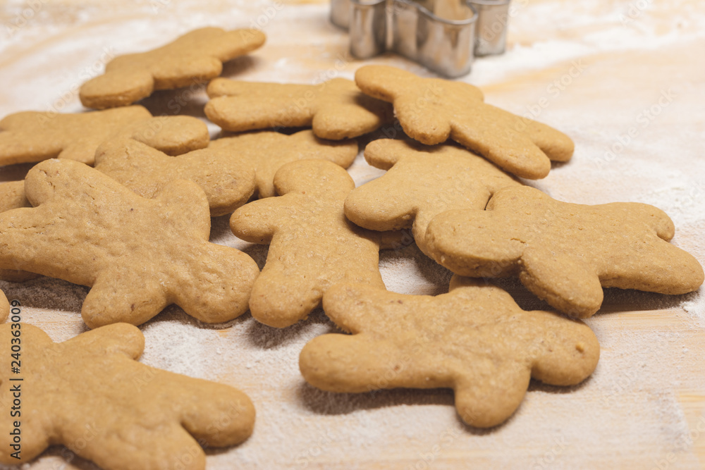 Fototapeta premium Homemade hazelnut cookies