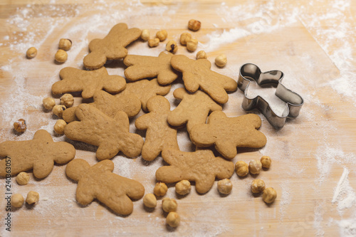 Homemade hazelnut cookies