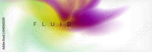 Background abstract holographic fluid colors wave design
