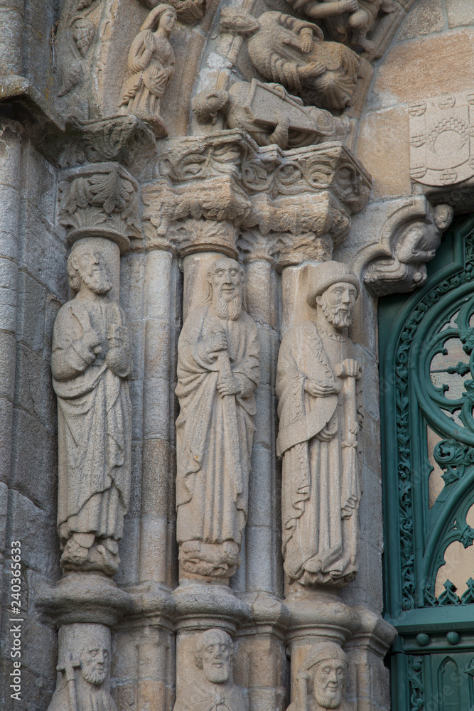 Entrance at San Martino Church; Noia; Galicia