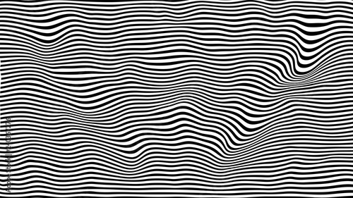Wavy stripes background