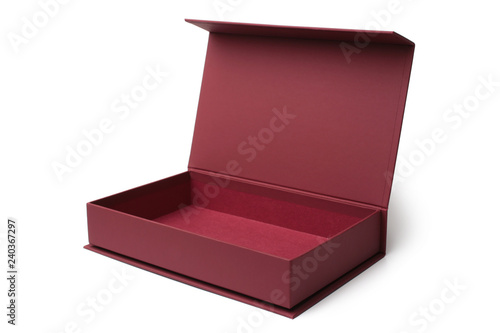 Open red box photo