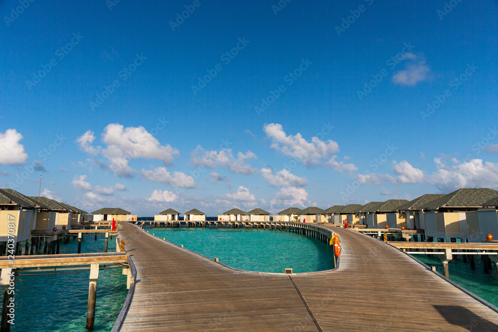 Obraz premium モルディブ モルジブ 休暇 旅行