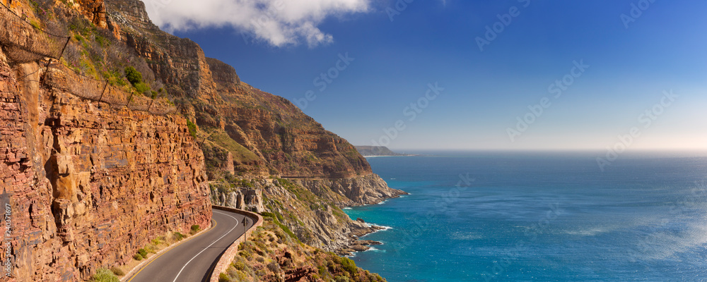 Fototapeta premium Chapman's Peak Drive niedaleko Kapsztadu w RPA