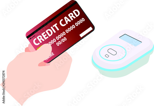 Payment of electronic money by Gradation Credit card