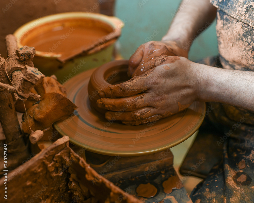 pottery production