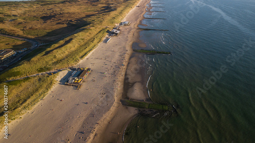 Strand von Callantsoog in den Niederlanden an der Nordsee photo