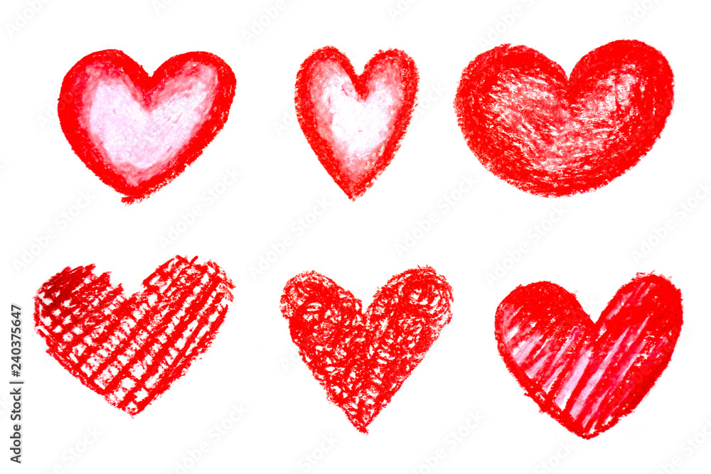 Hand drawn heart . Design elements for Valentine's day concept . Hand drawn heart . Design elements for Valentine's day concept .