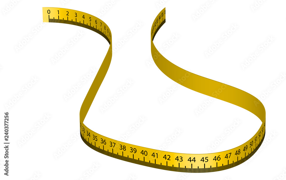 Body measuring tape measure. Fitness, weight loss. Body volume