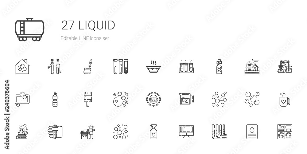 liquid icons set liquid icons set