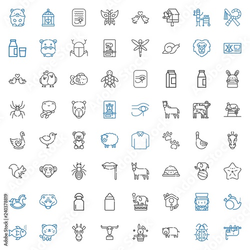 animal icons set