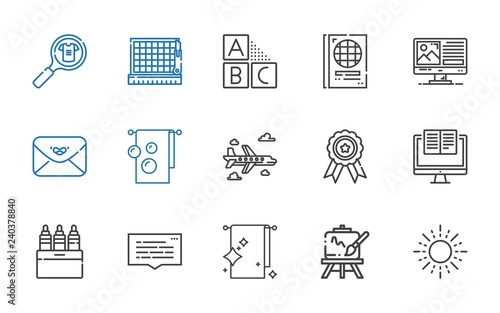 blank icons set