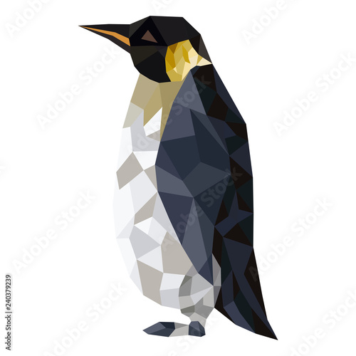 Low poly penguin