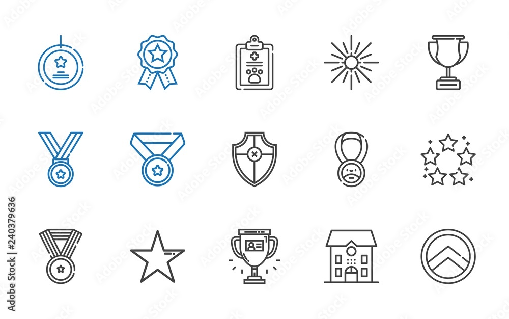 award icons set award icons set
