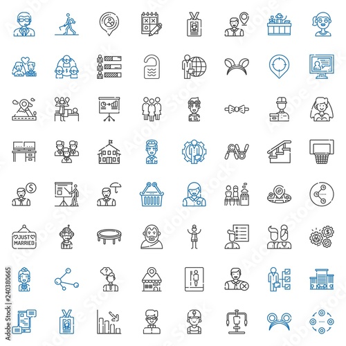 people icons set