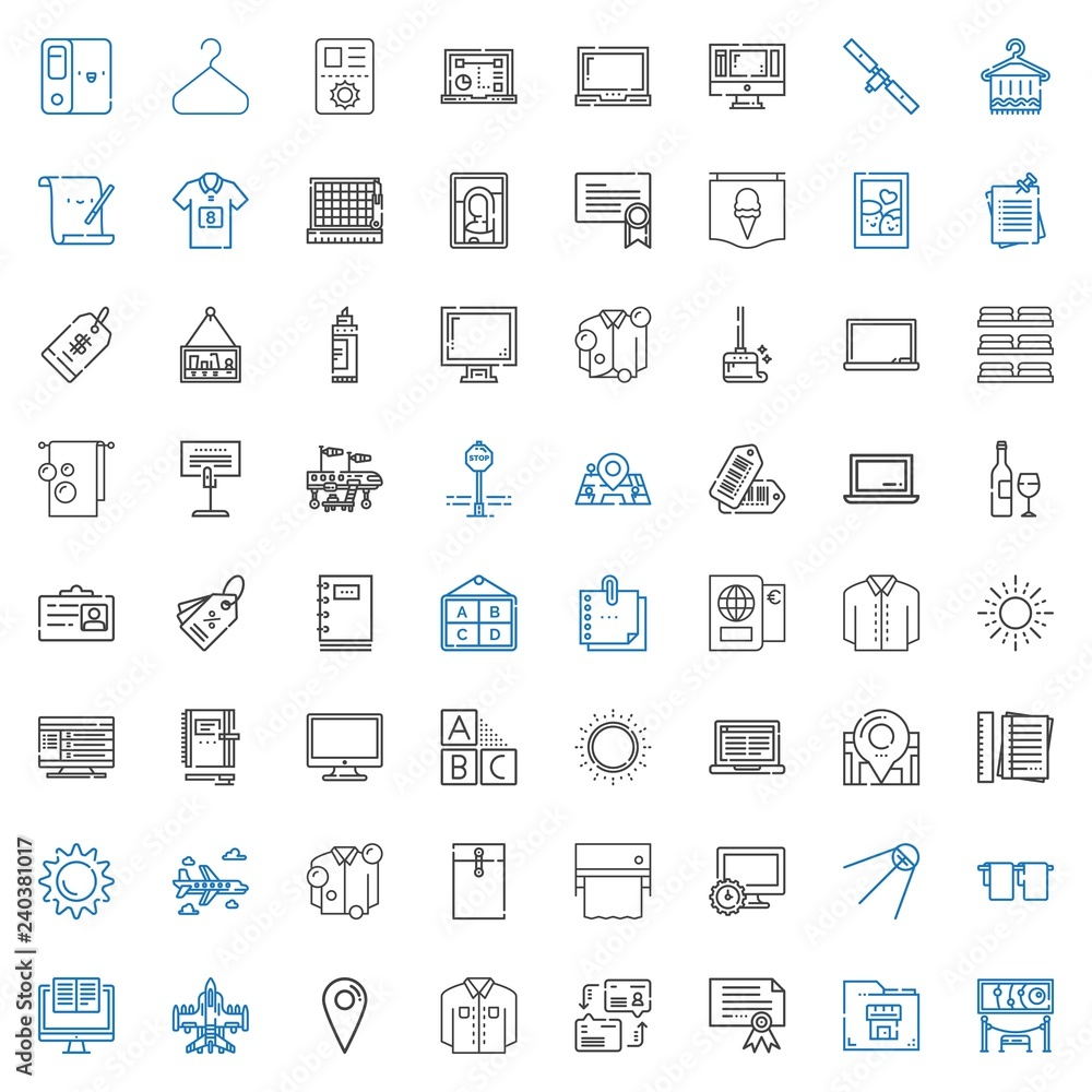 blank icons set blank icons set