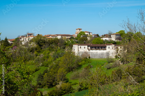 Picturesque tourist attraction of the village of Pujols, Lot-et- © Chris Rose