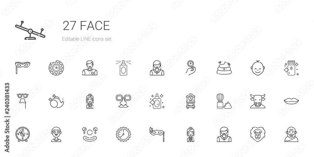 face icons set face icons set
