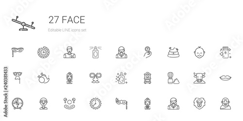 face icons set