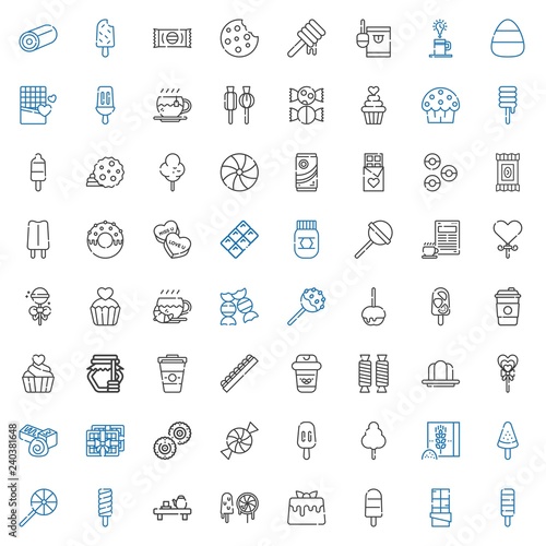 sugar icons set