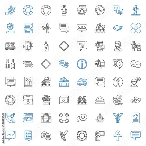 help icons set