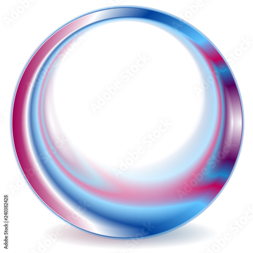 Blue purple abstract circle logo background