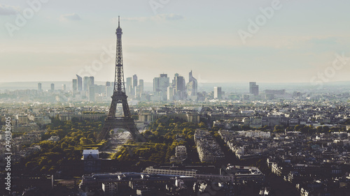 Vue de la tour Eiffel depuis la tour Montparnasse