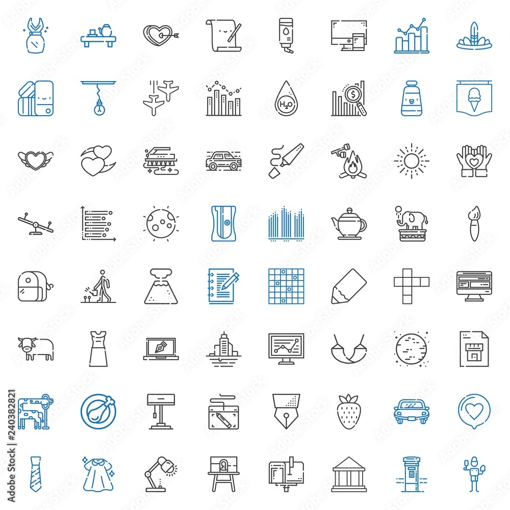 drawing icons set drawing icons set