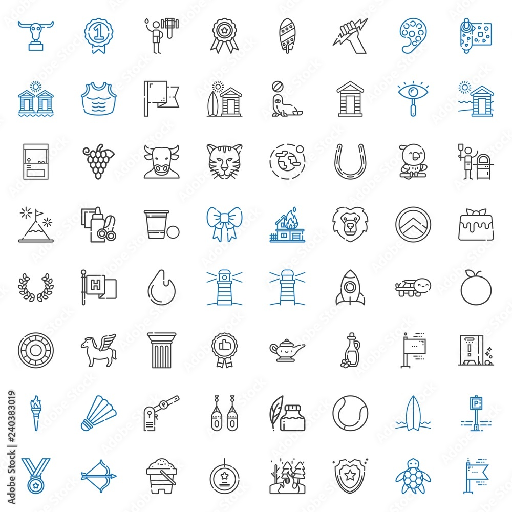 emblem icons set