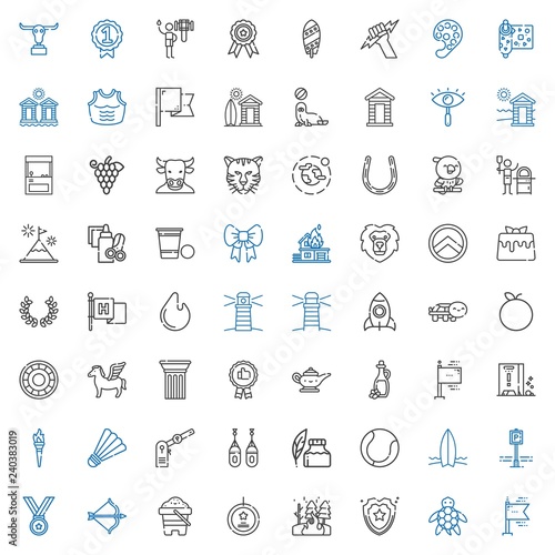 emblem icons set