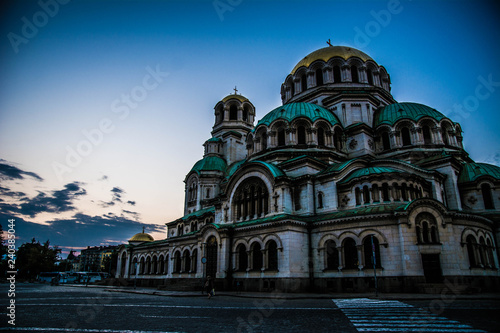alexander nevsky cathedral of christ the saviour in sofia bulgaria