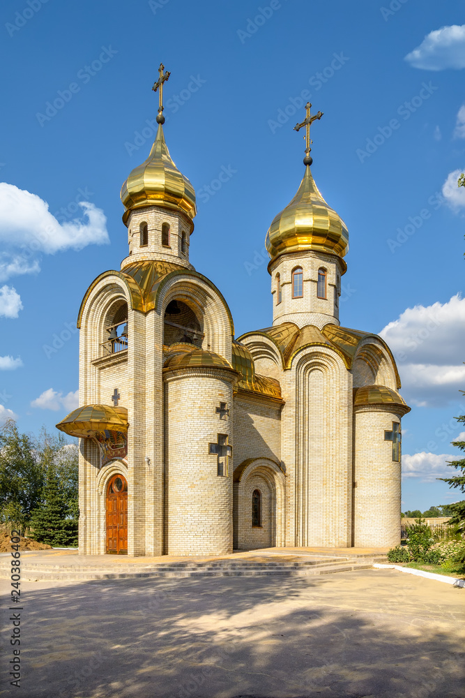 The Orthodox Church in the Kirovskoe in the Donbass