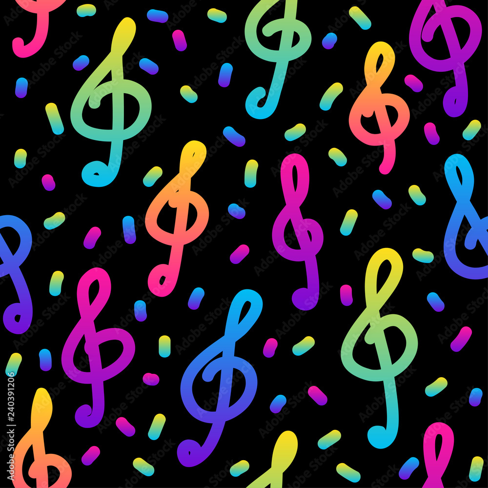 Obraz premium Abstract rainbow seamless pattern background. Modern swatch paint for birthday card, party invitation, sale wallpaper, holiday wrapping paper, fabric, bag print, t shirt, workshop advertising