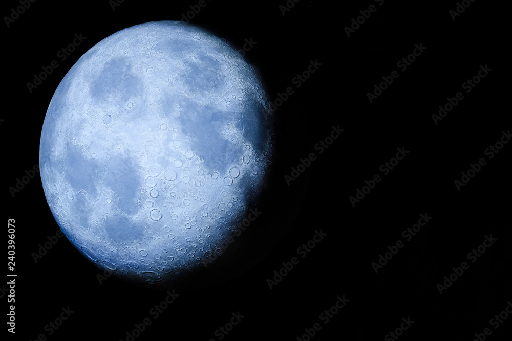 Naklejka premium Moon in the sky