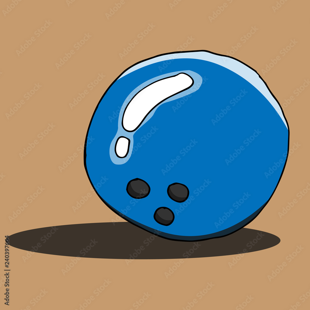 Bowling ball icon. Vector illustration of a bowling ball. Hand drawn bowling game. Bowling ball icon. Vector illustration of a bowling ball. Hand drawn bowling game.
