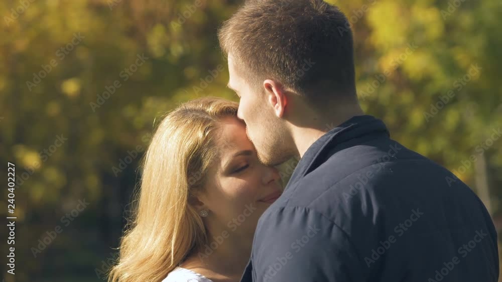 Woman in love looking at boyfriend, happy relationships, trust and belief Woman in love looking at boyfriend, happy relationships, trust and belief