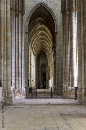 Interior of a catholic temple.