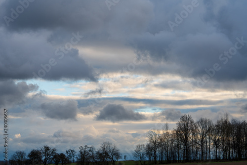 Bäume und Wolken © lexpixelart