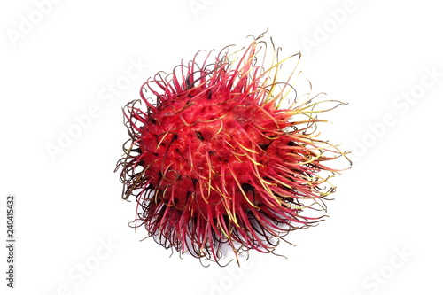 Rambutan fruit (Nephelium lappaceum)