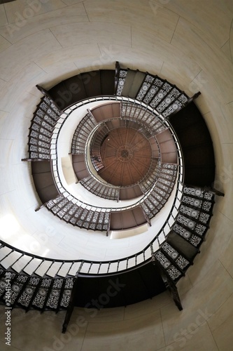 Spiral staircase in a tower, Island Rügen Germany 