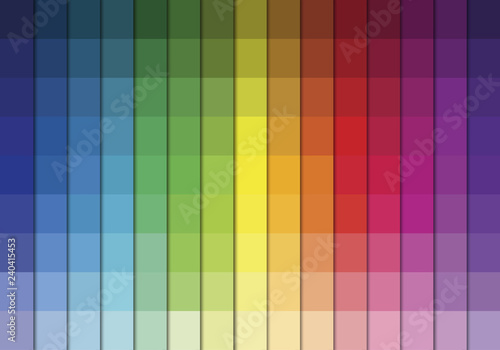 Color Palette.Bright Vector Background with Colors Collection.Bright Color Squares Set .Vector