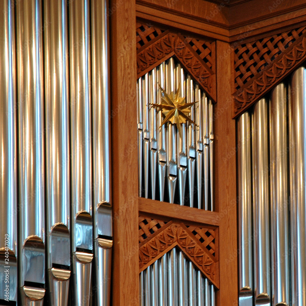 Obraz premium Pipe Organ Tubes