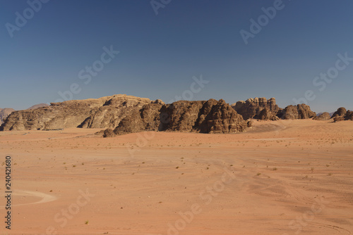 Hills and empty desert
