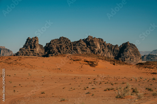 Wadi Rum desert in Jordan