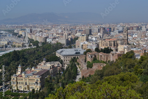 Top view of Malaga © Maksim