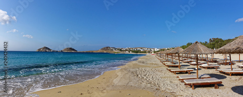 Plage de Kalafati, Mikonos, Cyclades, Grèce photo