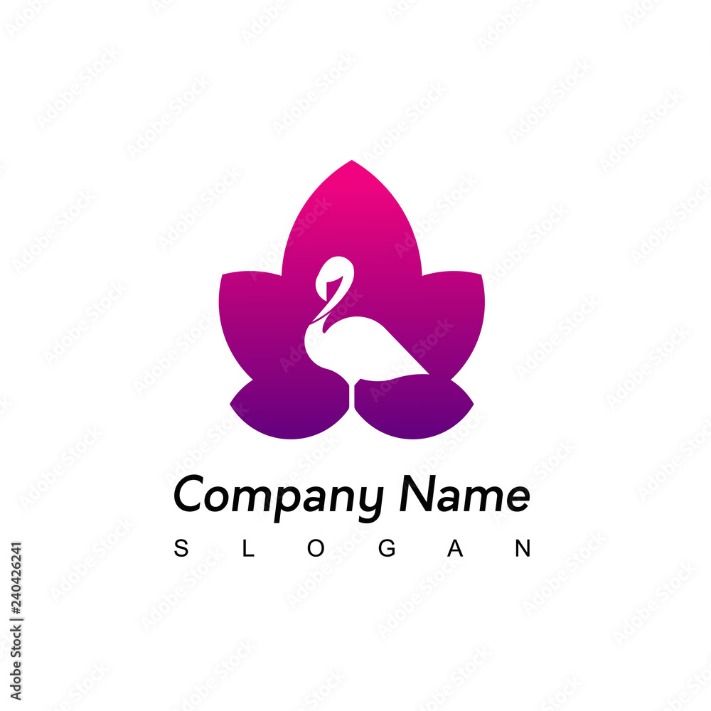 Flamingo logo Design Inspiration