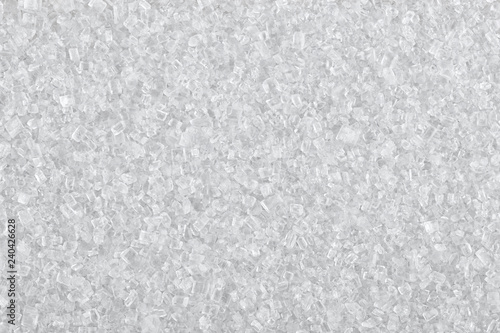sugar texture, white sugar crystals close-up, macro